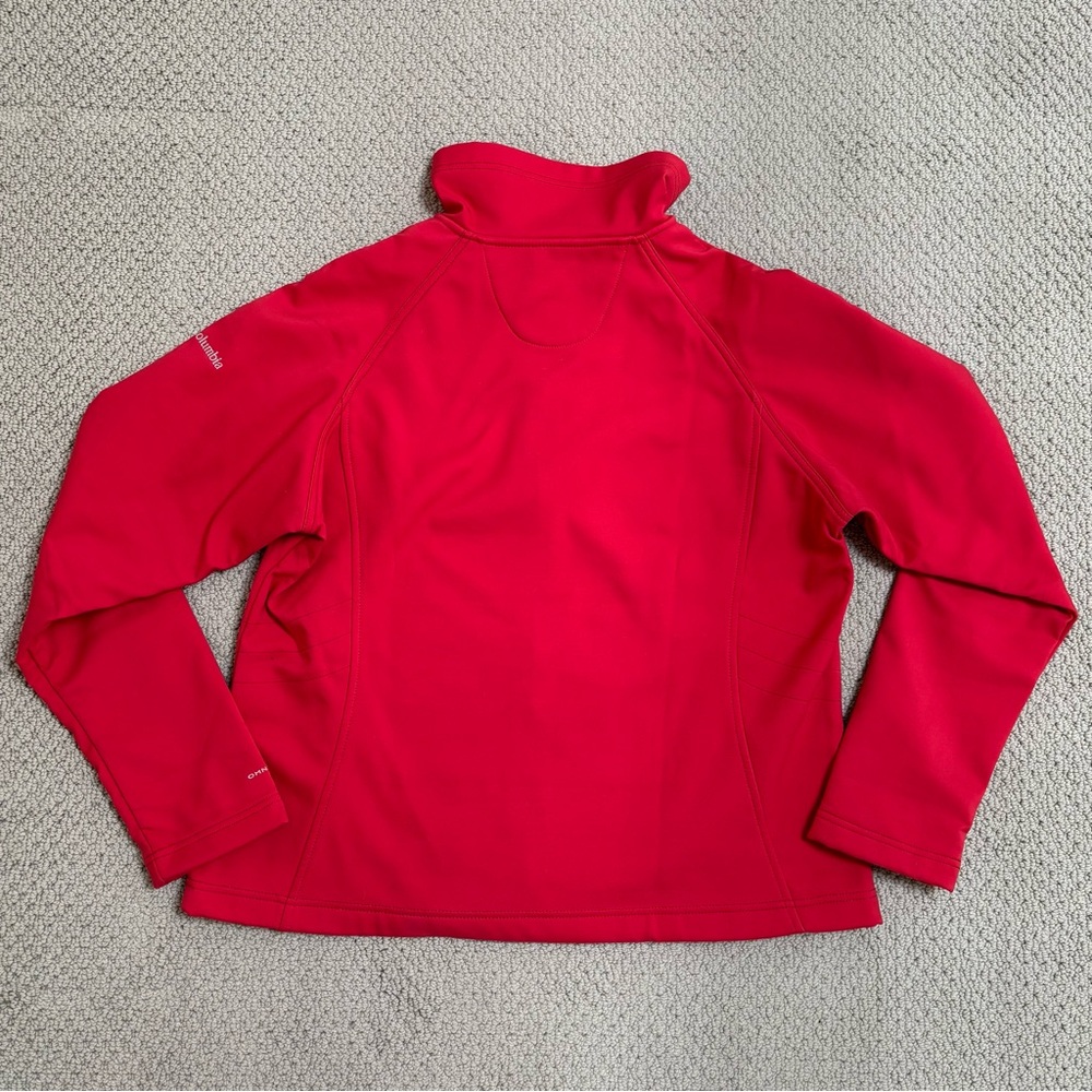 Columbia Vibrant Red Fleece Jacket - Picture 3 of 5